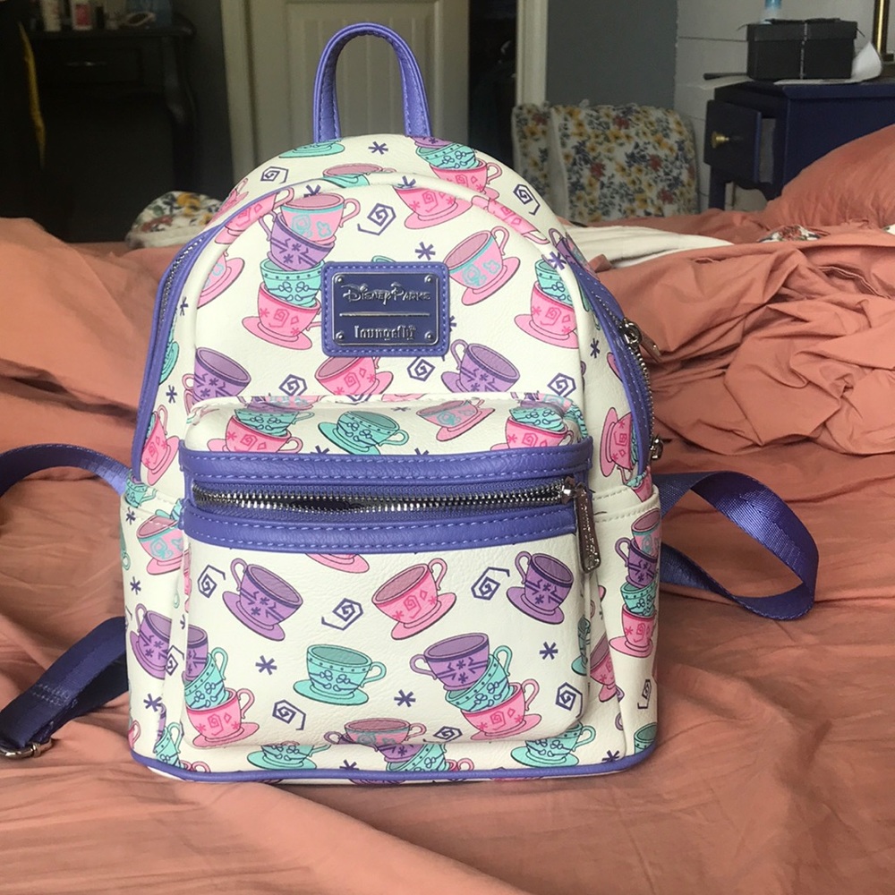 Disney loungefly teacup backpack
